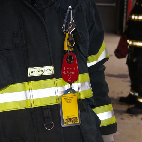 accountability tag for firefighter